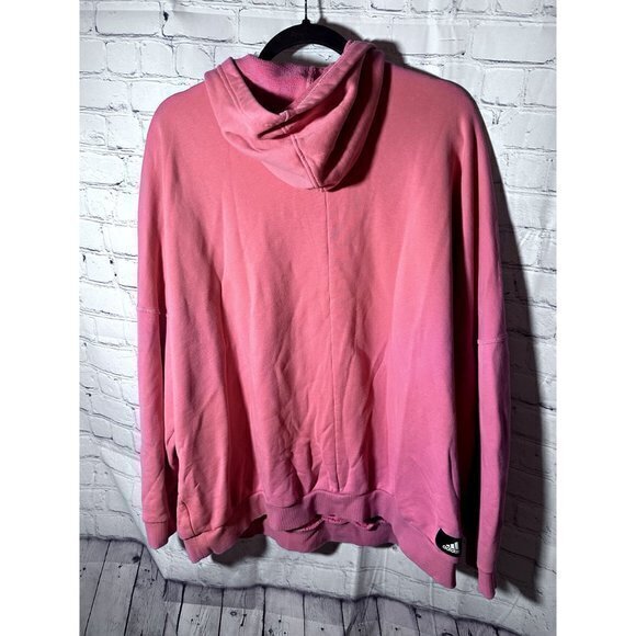 ADIDAS LADIES OVERSIZED HOODIE SZ (XL) EUC AND GENTLY WORN - Picture 3 of 4